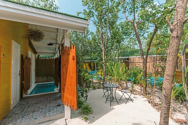 Oaga Art Resort Maldives - Wohnbeispiel Gallery Pool Villa Veyoge (Zimmercodierung BX1)