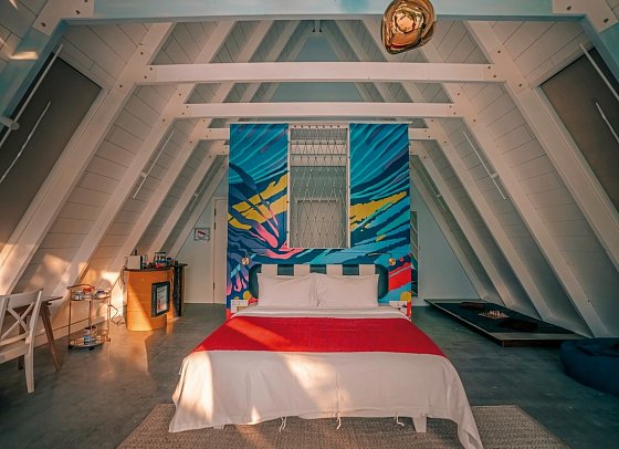 Oaga Art Resort Maldives - Wohnbeispiel Bodu Beach Pool Villa Haruge (Zimmercodierung VB2)