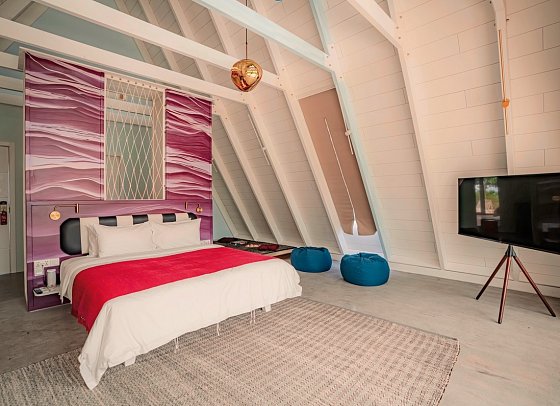 Oaga Art Resort Maldives - Wohnbeispiel Haruge Beach Villa with private Pool (Zimmercodierung VB1)