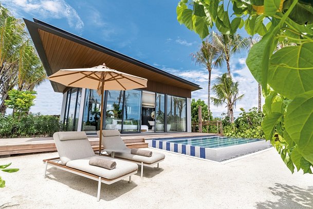 SO/ Maldives - Wohnbeispiel Beach Pool Villa Collection (Zimmercodierungen VL2 & VB1)