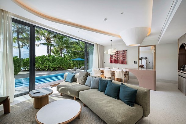 SO/ Maldives - Wohnbeispiel 2 Bedroom Beach Pool Loft (Zimmercodierung VL3)