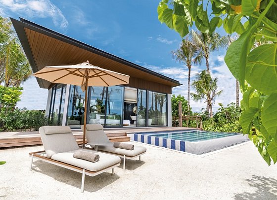 SO/ Maldives - Wohnbeispiel Beach Pool Villa Collection (Zimmercodierungen VL2 & VB1)
