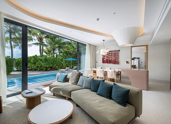 SO/ Maldives - Wohnbeispiel 2 Bedroom Beach Pool Loft (Zimmercodierung VL3)