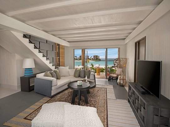 InterContinental Maldives Maamunagau Resort - Wohnbeispiel One Bedroom Lagoon Pool Villa (Zimmercodierungen VL1 & VL2)