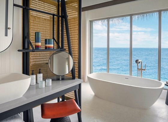 InterContinental Maldives Maamunagau Resort - Beispiel Bad Lagoon Pool Villa (Zimmercodierungen VL1 & VL2)