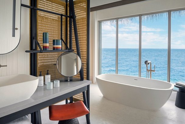 InterContinental Maldives Maamunagau Resort - Beispiel Bad Lagoon Pool Villa (Zimmercodierungen VL1 & VL2)