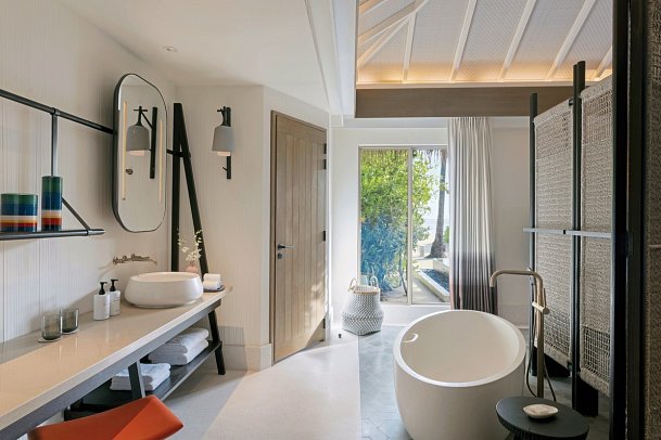 InterContinental Maldives Maamunagau Resort - Beispiel Bad Beach Pool Villa (Zimmercodierung VB1)