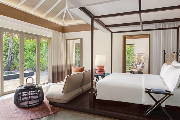 InterContinental Maldives Maamunagau Resort - Wohnbeispiel Family Beach Pool Villa (Zimmercodierung FB1)