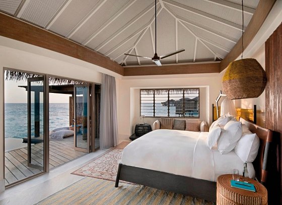 InterContinental Maldives Maamunagau Resort - Wohnbeispiel Overwater Pool Villa (Zimmercodierungen VX1 & VX2)