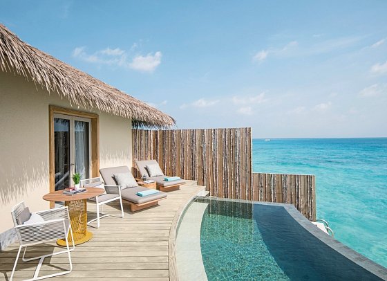 InterContinental Maldives Maamunagau Resort - Wohnbeispiel Overwater Pool Villa (Zimmercodierung VX1)