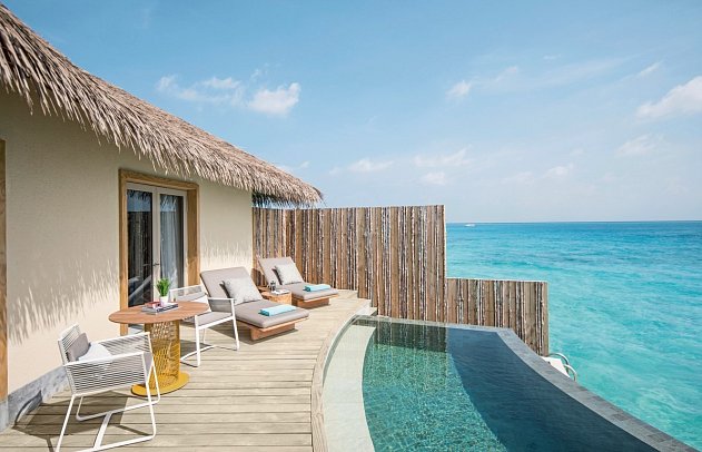 InterContinental Maldives Maamunagau Resort - Wohnbeispiel Overwater Pool Villa (Zimmercodierung VX1)