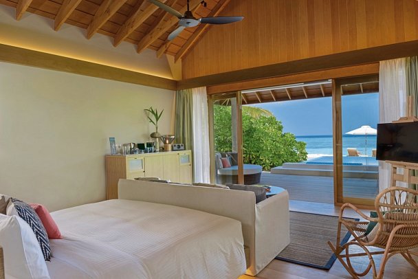 Emerald Faarufushi Resort & Spa - Wohnbeispiel Family Beach Villa with Pool (Zimmercodierung FB1)
