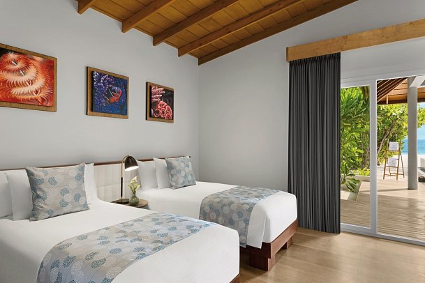 Emerald Faarufushi Resort & Spa - Wohnbeispiel Family Beach Villa with Pool (Zimmercodierung FB1)