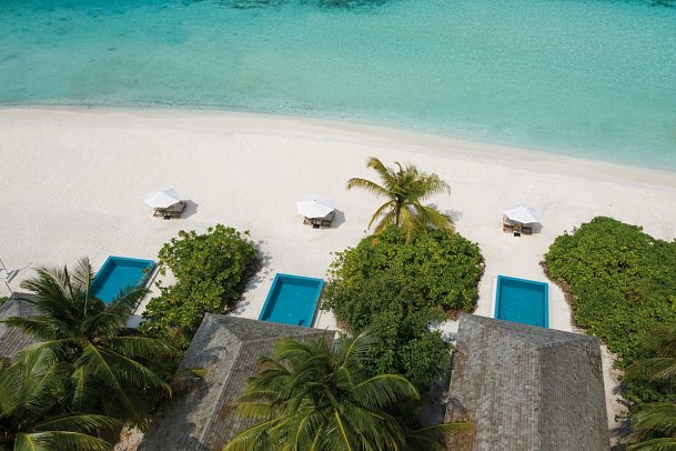 Emerald Faarufushi Resort & Spa - Wohnbeispiel Beach Villa with Pool (Zimmercodierung VB2)