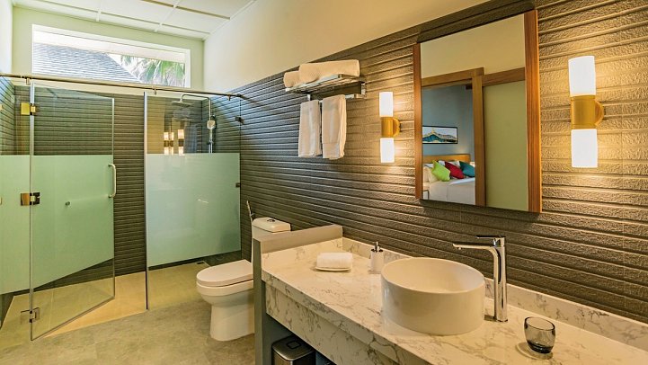 Fiyavalhu Maldives - Beispiel Bad 2 Bedroom Family Villa (Zimmercodierung FB1)