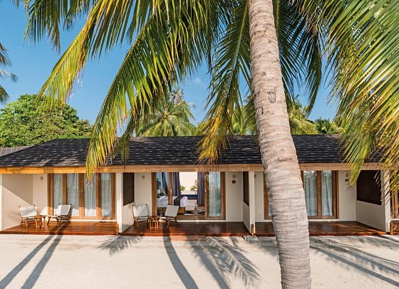 Fiyavalhu Maldives - Wohnbeispiel Beach Pool Villa (Zimmercodierung UD1)