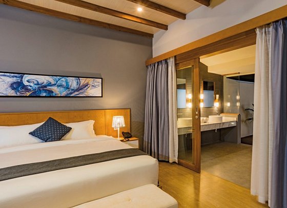 Fiyavalhu Maldives - Wohnbeispiel Beach Pool Villa (Zimmercodierung UD1)