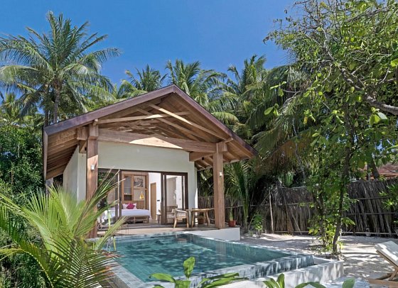 Fiyavalhu Maldives - Wohnbeispiel Premium Beach Pool Villa (Zimmercodierung UD2)