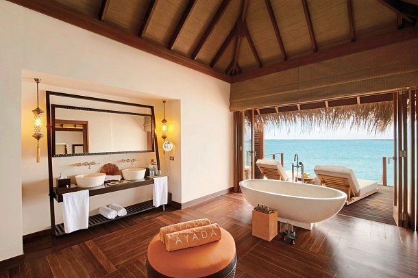 Ayada Maldives - Wohnbeispiel Ocean Villa with Pool (Zimmercodierung VX1)