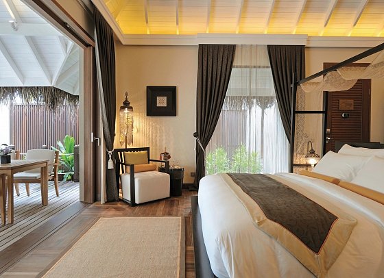 Ayada Maldives - Wohnbeispiel Beach Villa with Pool (Zimmercodierung VB1)