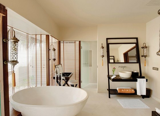 Ayada Maldives - Wohnbeispiel Beach Villa with Pool (Zimmercodierung VB1)