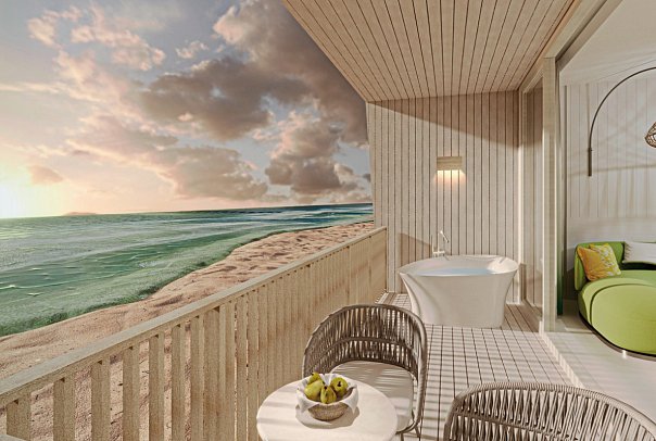 Centara Mirage Lagoon Maldives - Wohnbeispiel Mirage Panoramic Room with Jacuzzi (Zimmercodierungen UB3 & UB9)