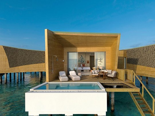 Centara Mirage Lagoon Maldives - Wohnbeispiel Mirage Overwater Sunset Pool Villa (Zimmercodierungen VX1 & VX7)