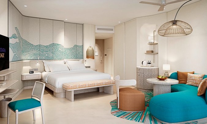 Centara Mirage Lagoon Maldives - Wohnbeispiel Mirage Overwater Sunset Pool Villa (Zimmercodierungen VX1 & VX7)