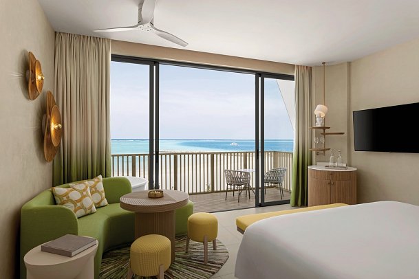 Centara Mirage Lagoon Maldives - Wohnbeispiel Mirage Panoramic Room (Zimmercodierungen UB1 & UB7)