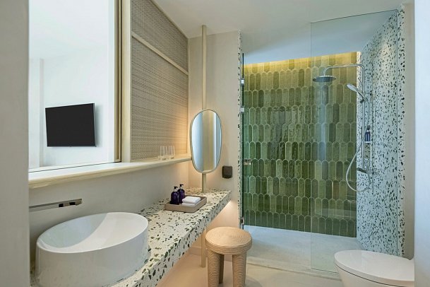 Centara Mirage Lagoon Maldives - Beispiel Bad Mirage Panoramic Room (Zimmercodierungen UB1 & UB7)