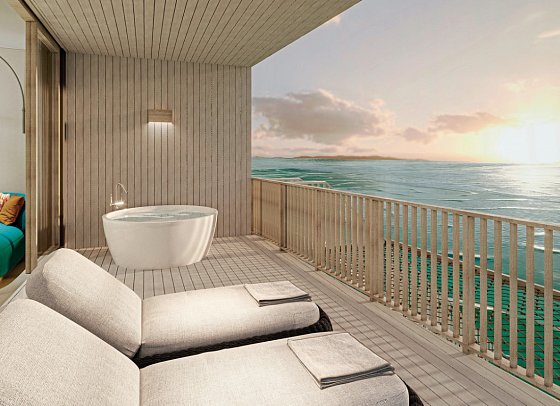 Centara Mirage Lagoon Maldives - Wohnbeispiel Overwater Villa with Jacuzzi (Zimmercodierungen VB3 & VB9)