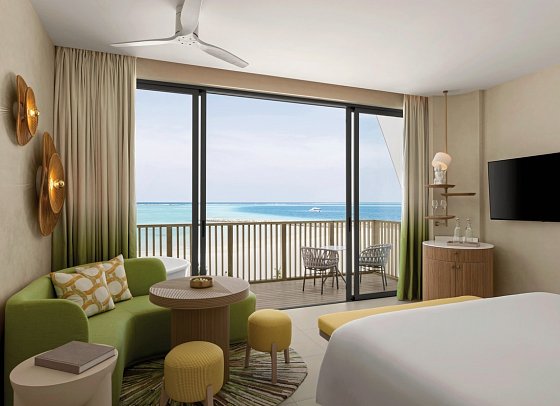 Centara Mirage Lagoon Maldives - Wohnbeispiel Mirage Panoramic Room (Zimmercodierungen UB1 & UB7)