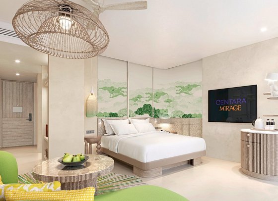 Centara Mirage Lagoon Maldives - Wohnbeispiel Mirage Room (Zimmercodierungen UB1, UB2, UB3, UB7, UB8 & UB9)