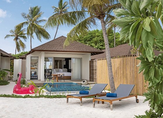 Avani+ Fares Maldives Resort - Wohnbeispiel Beach Pool Villa