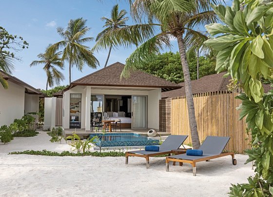 Avani+ Fares Maldives Resort - Wohnbeispiel Beach Pool Villa