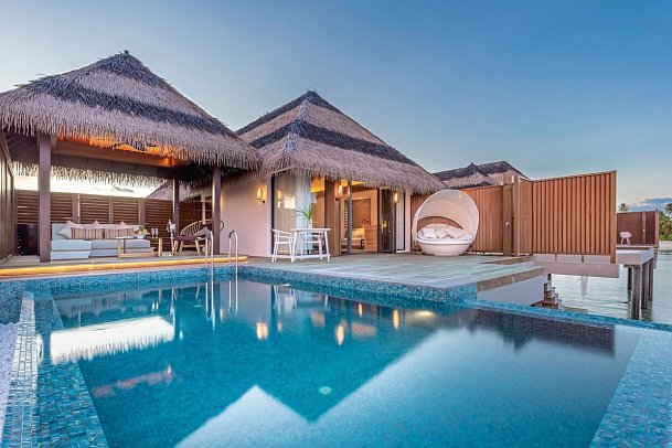 Pullmann Maldives Maamutaa Resort - Wohnbeispiel Ocean Pool Villa (Zimmercodierungen VX2 & VX3)