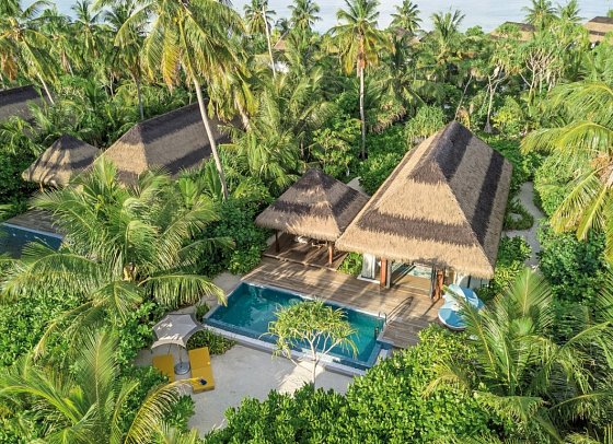 Pullmann Maldives Maamutaa Resort - Wohnbeispiel Beach Pool Villa (Zimmercodierung VB2)
