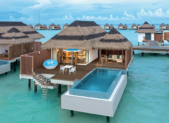 Pullmann Maldives Maamutaa Resort - Wohnbeispiel Ocean Pool Villa (Zimmercodierungen VX2 & VX3)