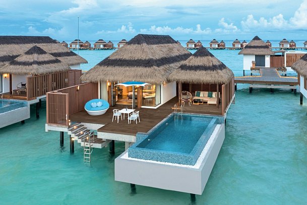 Pullmann Maldives Maamutaa Resort - Wohnbeispiel Ocean Pool Villa (Zimmercodierungen VX2 & VX3)