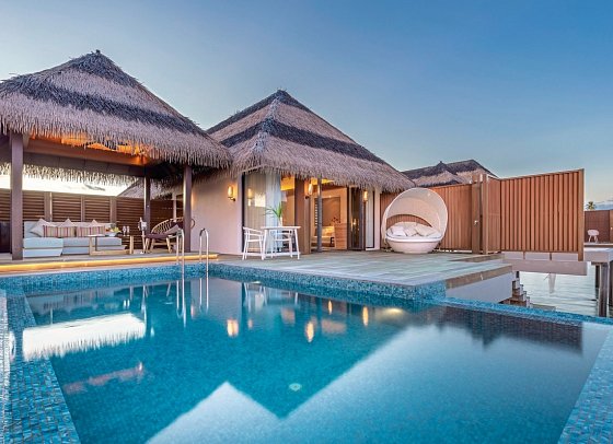 Pullmann Maldives Maamutaa Resort - Wohnbeispiel Ocean Pool Villa (Zimmercodierungen VX2 & VX3)