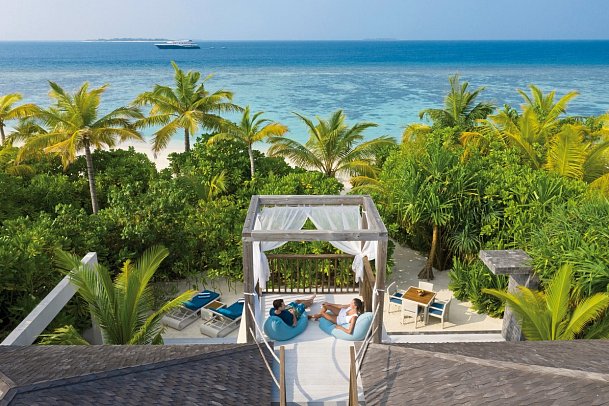 Kuredhivaru Resort and Spa Maldives - Wohnbeispiel Beach Pool Villa (Zimmercodierungen VB1 & VB2)