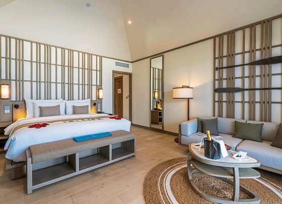 Kagi Maldives Resort & Spa - Wohnbeispiel Beach Pool Villa (Zimmercodierungen VB1 & VB8)