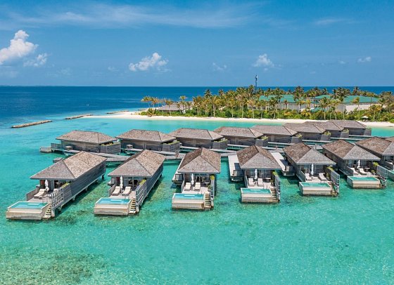 Kagi Maldives Resort & Spa - Wohnbeispiel Lagoon Pool Villa (Zimmercodierungen VL1 & VL8)