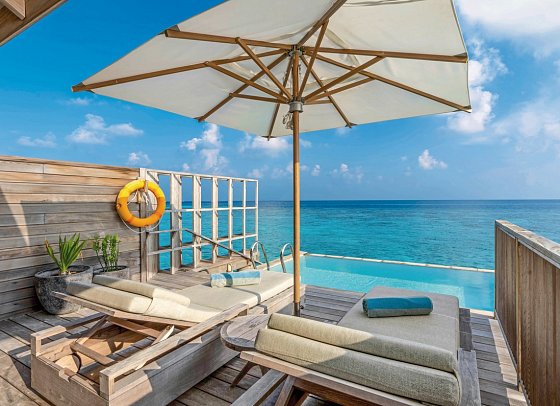 Kagi Maldives Resort & Spa - Wohnbeispiel Ocean Pool Villa (Zimmercodierungen VX1 & VX8)