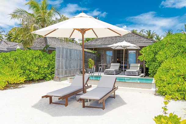 Kagi Maldives Resort & Spa - Wohnbeispiel Beach Pool Villa (Zimmercodierung VB1)