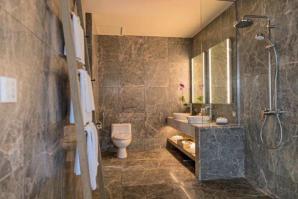 Kagi Maldives Resort & Spa - Beispiel Bad Beach Pool Villa (Zimmercodierung VB1)