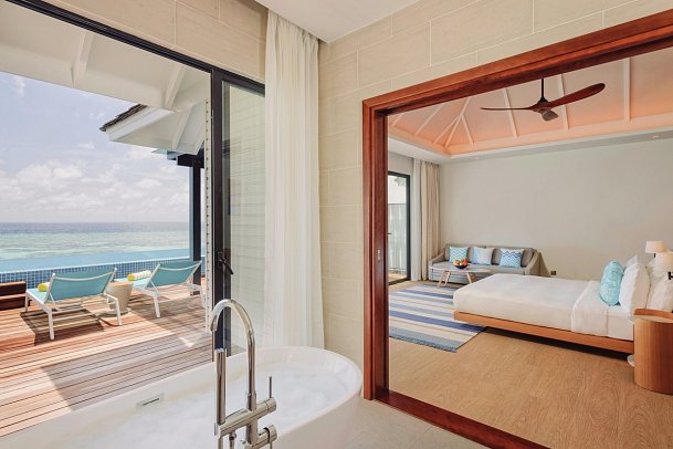 Nova Maldives - Wohnbeispiel Water Villa with Pool (Zimmercodierung VX3)