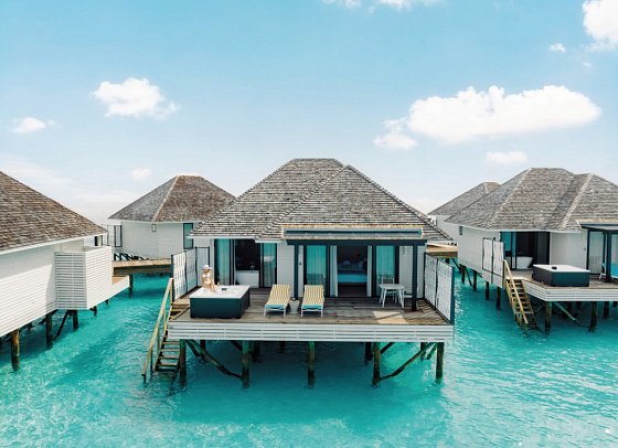 Nova Maldives - Wohnbeispiel Water Villa with Jacuzzi (Zimmercodierung VX2)