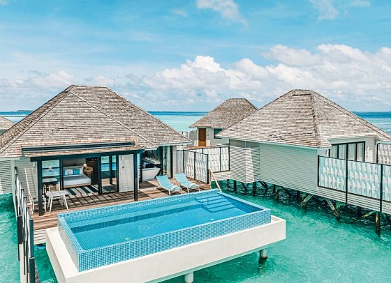Nova Maldives - Wohnbeispiel Water Villa with Pool (Zimmercodierung VX3)