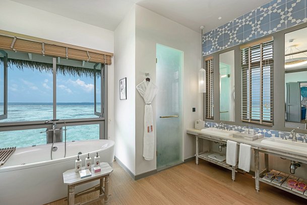 Cora Cora Maldives - Wohnbeispiel Two Bedroom Lagoon Pool Villa with Slide (Zimmercodierung FB3)